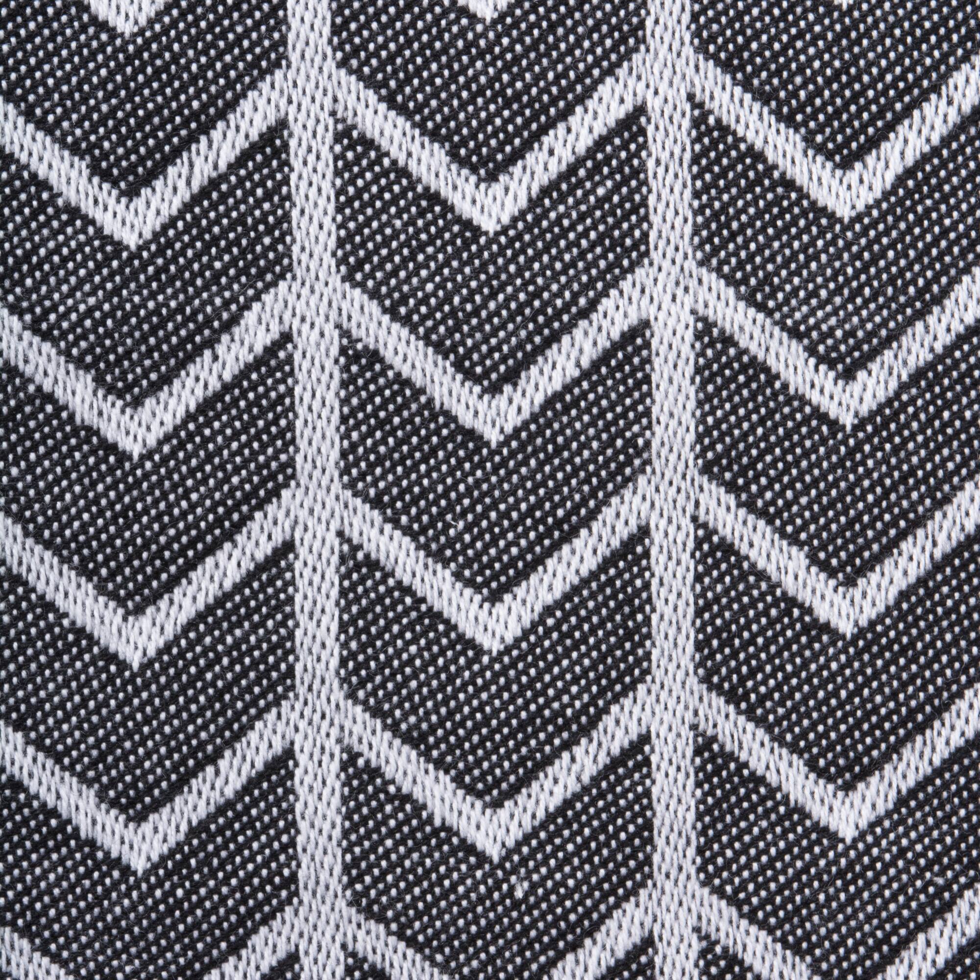 DII® Black & White Herringbone Dishtowel (Set of 3)